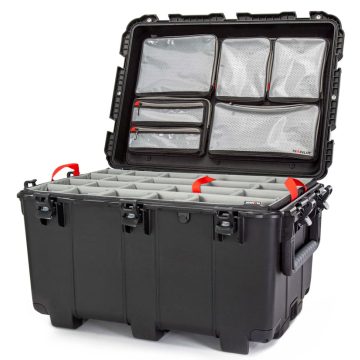 Nanuk 975TD Large Case with Padded Dividers and Lid Organizer