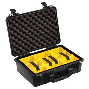 Pelican 1504 Medium Carrying Case with Padded Dividers