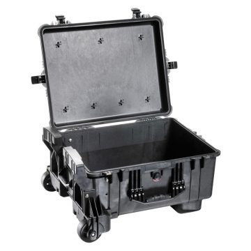 Pelican 1610MNF Large Case with Mobility Wheels and Empty Interior