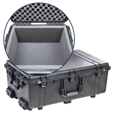 Pelican 1650-FL1 Large Wheeled Transport Case with 1 Inch Foam Lining