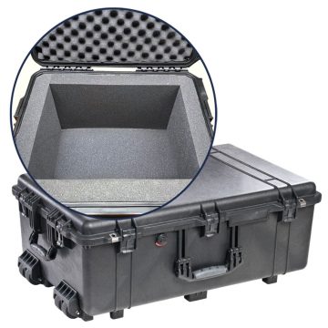 Pelican 1650-FL Large Wheeled Transport Case with 2 Inch Foam Lining