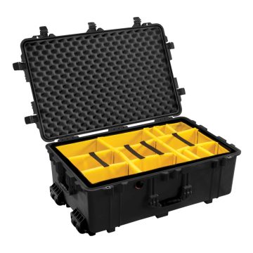 Pelican 1654 Large Wheeled Transport Case with Padded Dividers