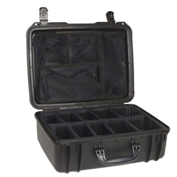 Seahorse SE720 Medium Protective Case with Dividers and Lid Organizer
