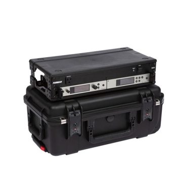 SKB 9 in. Deep 2U Injection Molded Shallow Fly Rack w/ Wheels