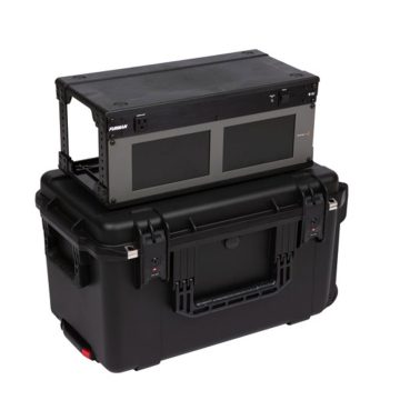 SKB 9 in. Deep 4U Injection Molded Shallow Fly Rack w/ Wheels