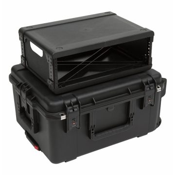 SKB 13 in. Deep 3U Injection Molded Fly Rack w/ Wheels
