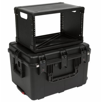 SKB 13 in. Deep 6U Injection Molded Fly Rack w/ Wheels