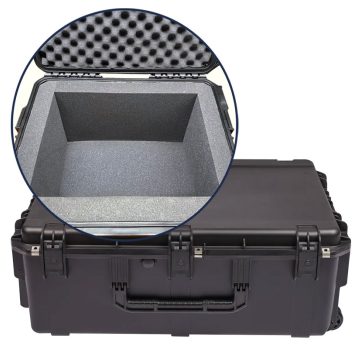 SKB iSeries 3i 3424-12 Wheeled Shipping Case w/ 2 in. Foam Lining