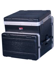 10U Top, 6U Side ATA Molded Slant Top Console Rack Case