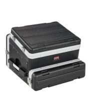 8U Top, 2U Side ATA Molded Slant Top Console Rack Case