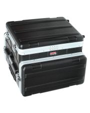 4U ATA Molded Laptop / Mixer Rack Case w/ Wheels