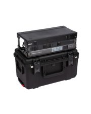 9 in. Deep 3U Injection Molded Shallow Fly Rack w/ Wheels