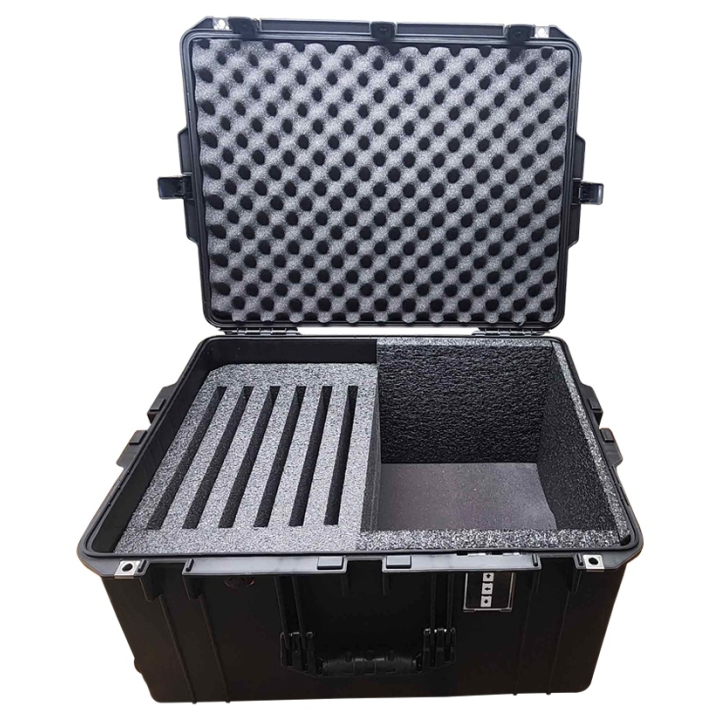 EX-1637 Multiple Laptop Transport Case For 6 Laptops | Fits Most 11 to 12 in. Laptops
