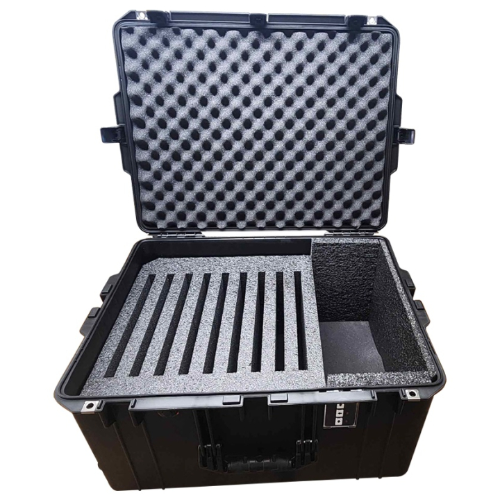 EX-1637 Multiple Laptop Transport Case For 9 Laptops | Fits Most 11 to 12 in. Laptops