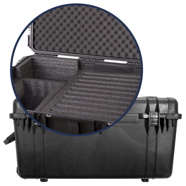 EX-1690 Multiple Laptop Transport Case For 11 Laptops | Fits Most 15 to 16 in. Laptops