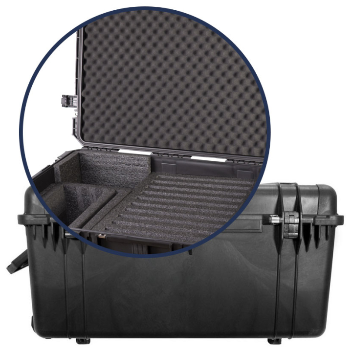 EX-1690 Multiple Laptop Transport Case For 13 Laptops | Fits Most 17 to 18 in. Laptops