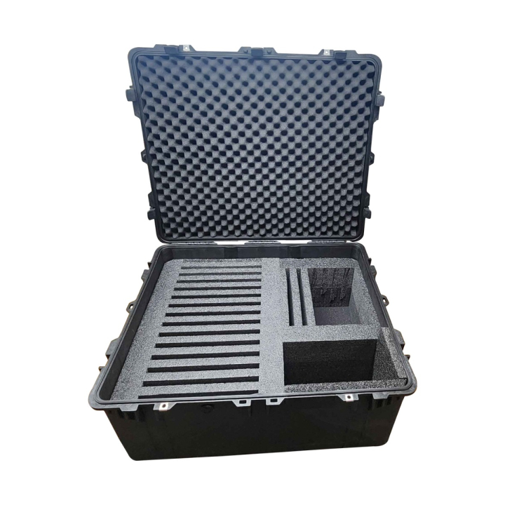 EX-1690 Multiple Laptop Transport Case For 16 Laptops | Fits Most 11 to 12 in. Laptops