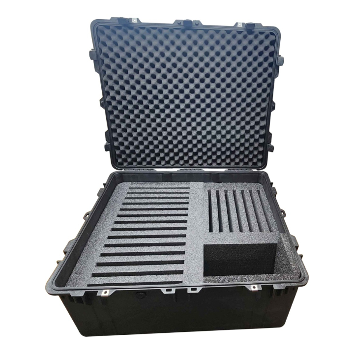 EX-1690 Multiple Laptop Transport Case For 20 Laptops | Fits Most 11 to 12 in. Laptops
