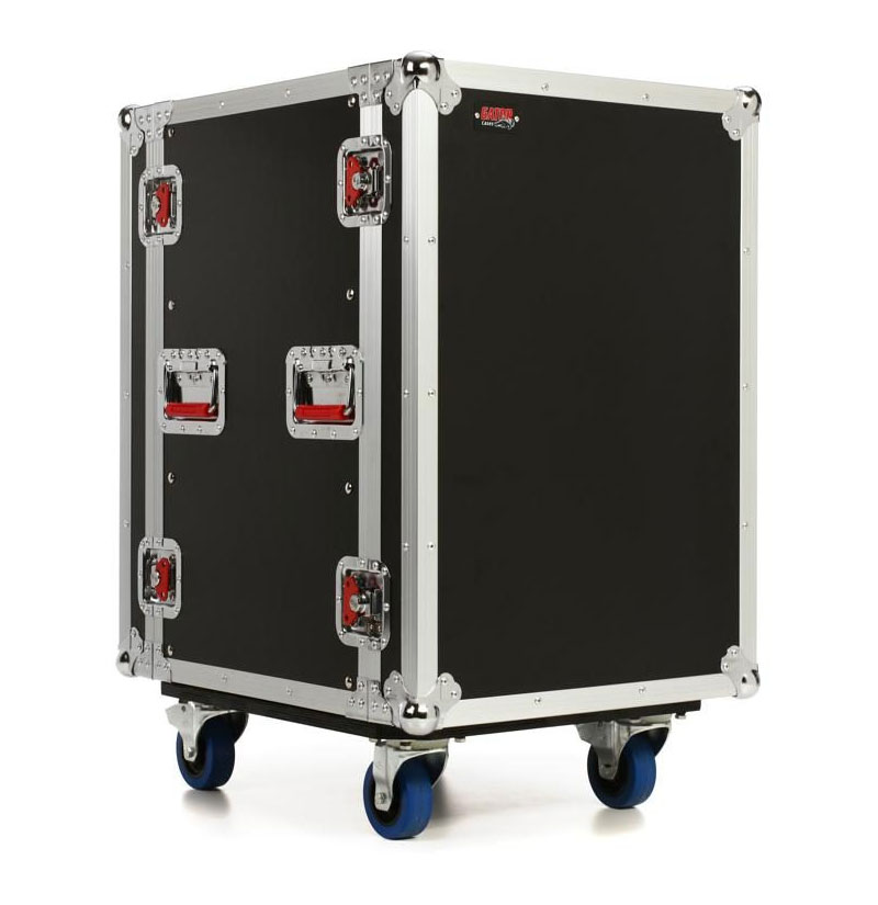 17 in. Deep 14U Rack Case w/ Casters | Gator G Tour Cases