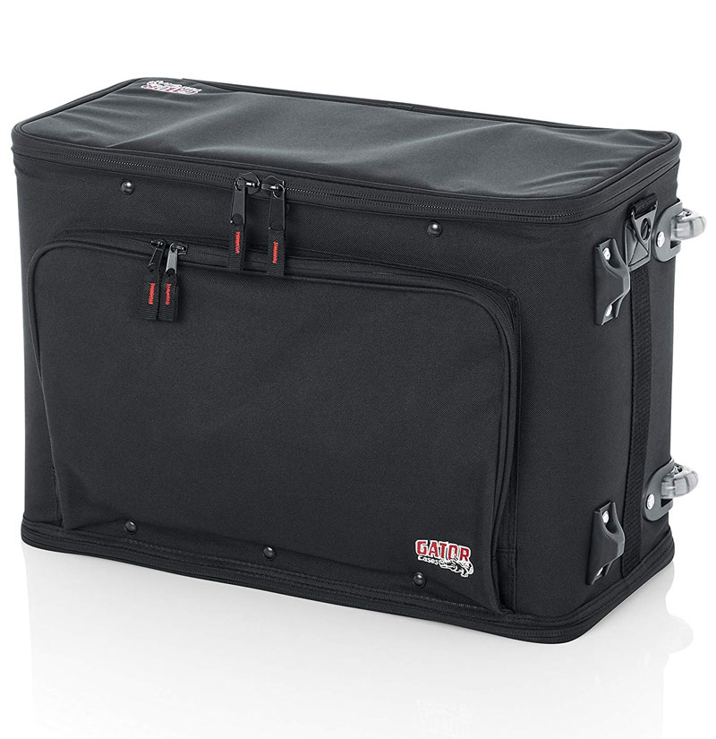 Tracking Bag Rugsterack 3U Lightweight Rack Bag w/ Tow Handle And Wheels | Gator Rack Bags