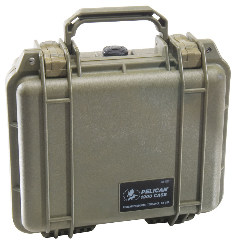 【美品】PELICAN 1200 CASE セキュリティケース タンカラー Pelican 1200 Small Equipment Case With Empty Interior