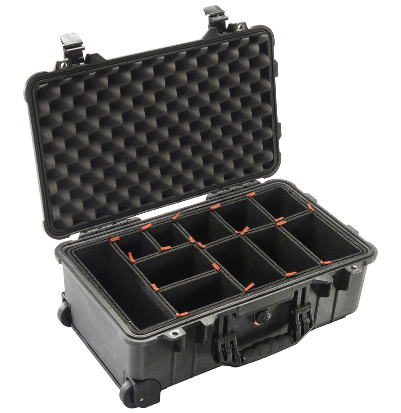 Pelican 1510 ペリカンケース TrekPak＆オーバーナイトケース Pelican 1510 Medium Wheeled Carry-On Case With TrekPak Divider System