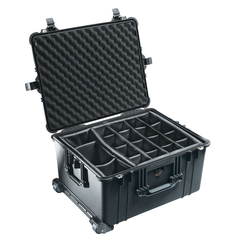 Pelican 1620 Large Wheeled Case With Padded Dividers