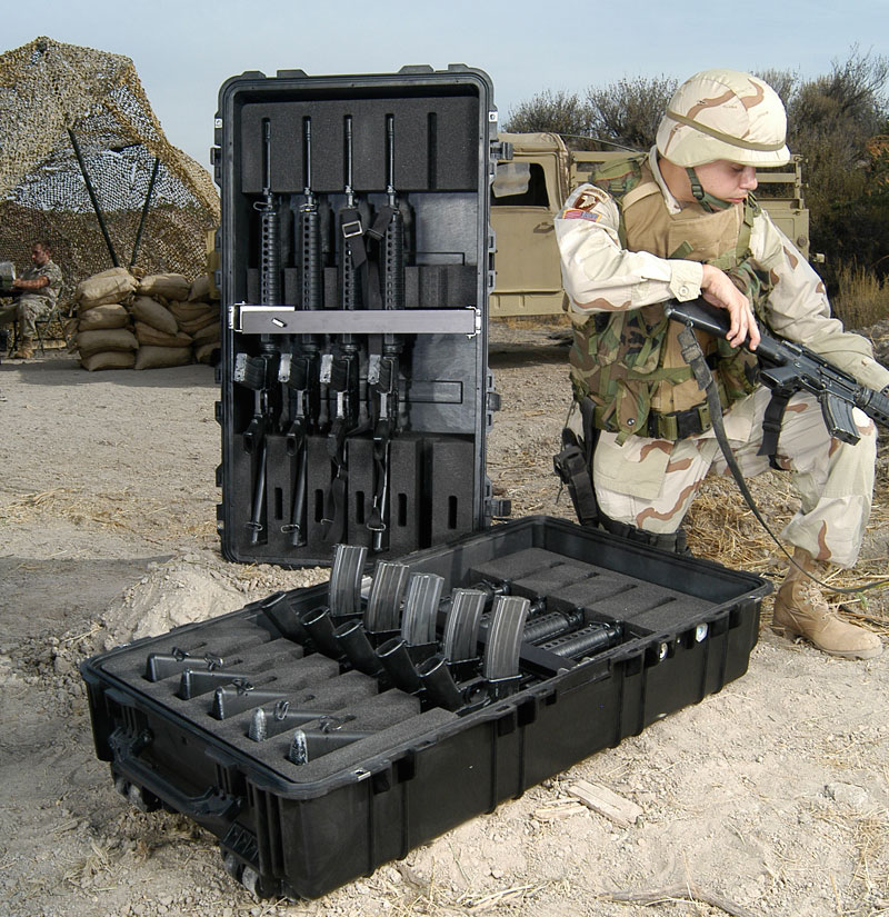 Pelican 1780RF Large Rifle Case With Rifle Foam Cut Insert