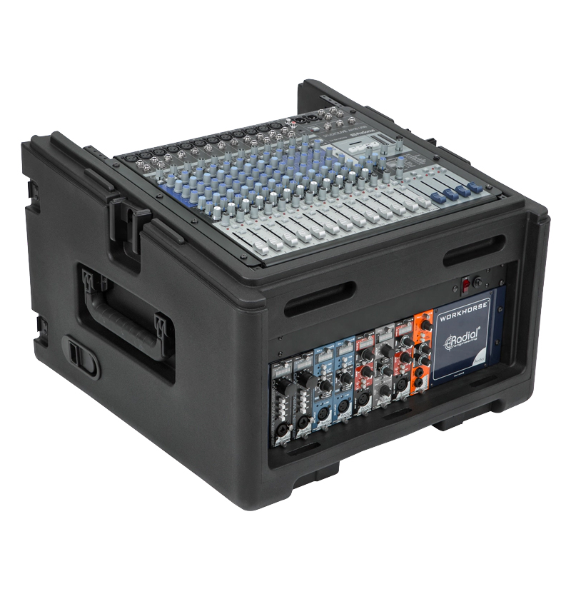 Rba Rig 10U x 4U Compact Rolling Rig | SKB Specialty And GigRigs