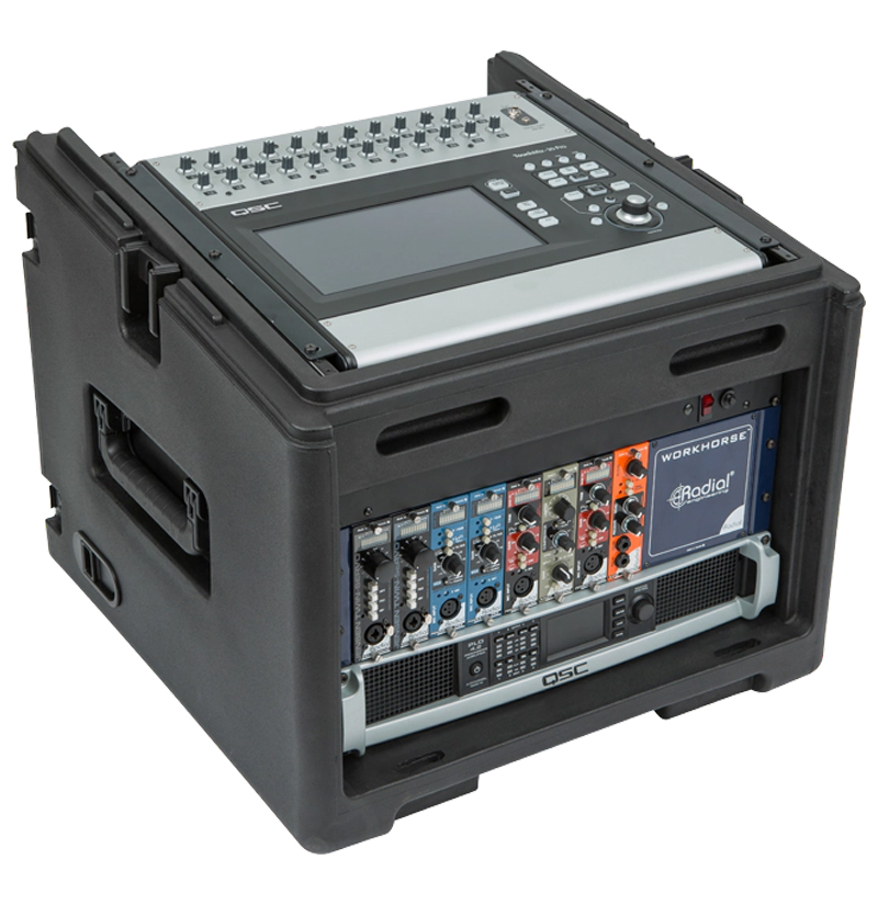 Rba Rig 10U x 6U Compact Rolling Rig | SKB Specialty And GigRigs