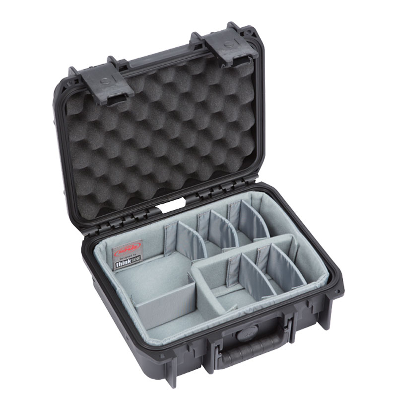 SKB iSeries waterproof injection molded shipping and utility cases with empty, foam, and divider interior options