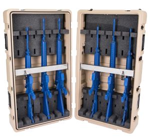 SKB 3R Series 12-Pack Deployable Rifle Locker with Wheels