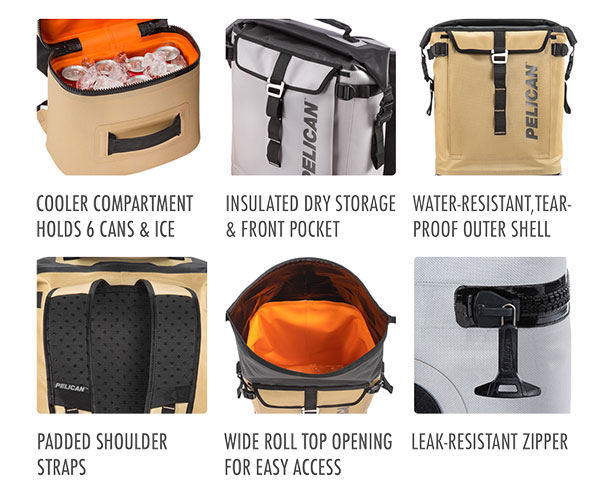 Pelican Dayventure Backpack Cooler Features