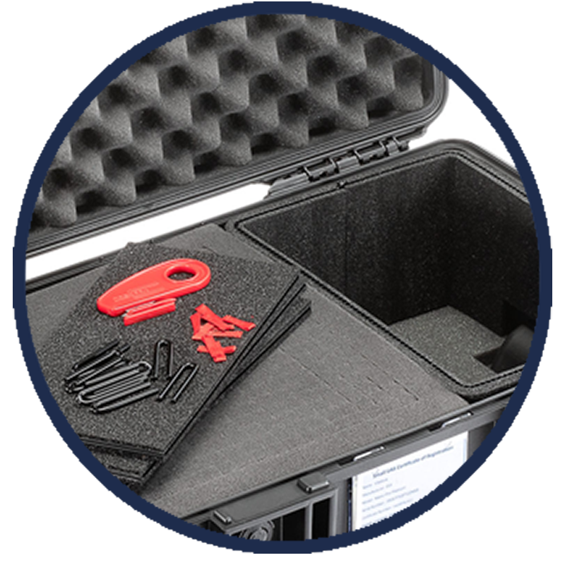 Pelican 1535TP Air Carry-On Case With TrekPak Divider System - Black