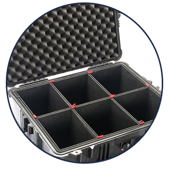 Pelican Protector Case with Trekpak Divider System