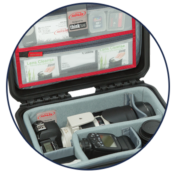 SKB iSeries Case with Think Tank Dividers with Lid Organizer